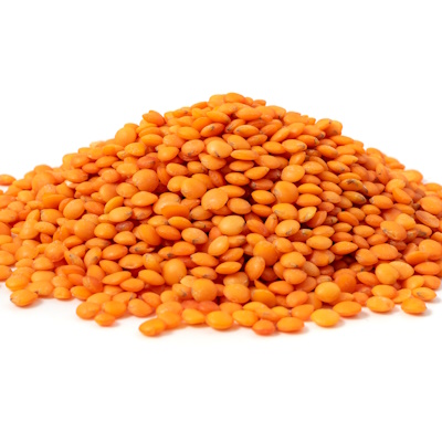 עדשים כתומות אורגניות