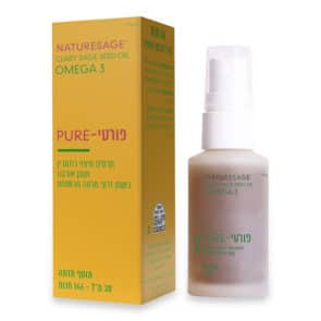 פורטי Pure | תמצית רוזמרין פטנטית + שמן אורגנו על בסיס שמן המרווה המרושתת