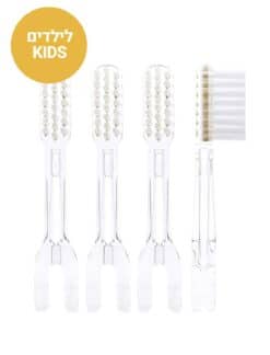 רביעיית ראשים לילדים למברשת שיניים פוטו-אלקטרית ידנית (אספקה לשנה)
