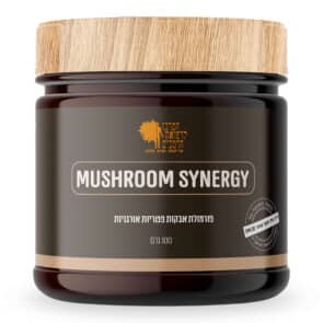 פורמולה של 5 פטריות מרפא אורגניות | ריישי | מיטאקי | שיטאקי | קורדיספס | קוריליוס | Mushroom Synergy